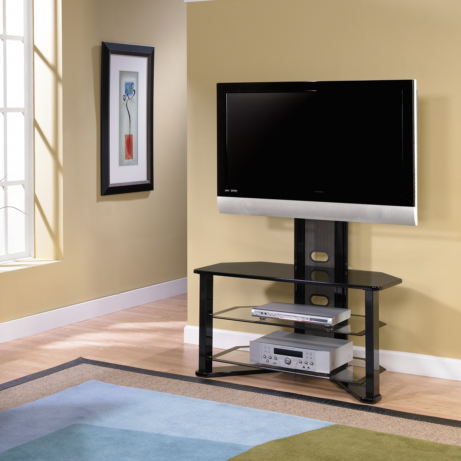 How To Put Tv On Tv Stand With Mount at Ashley Clark blog