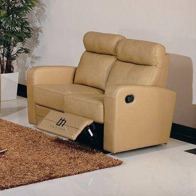 Slope Leather Reclining Loveseat