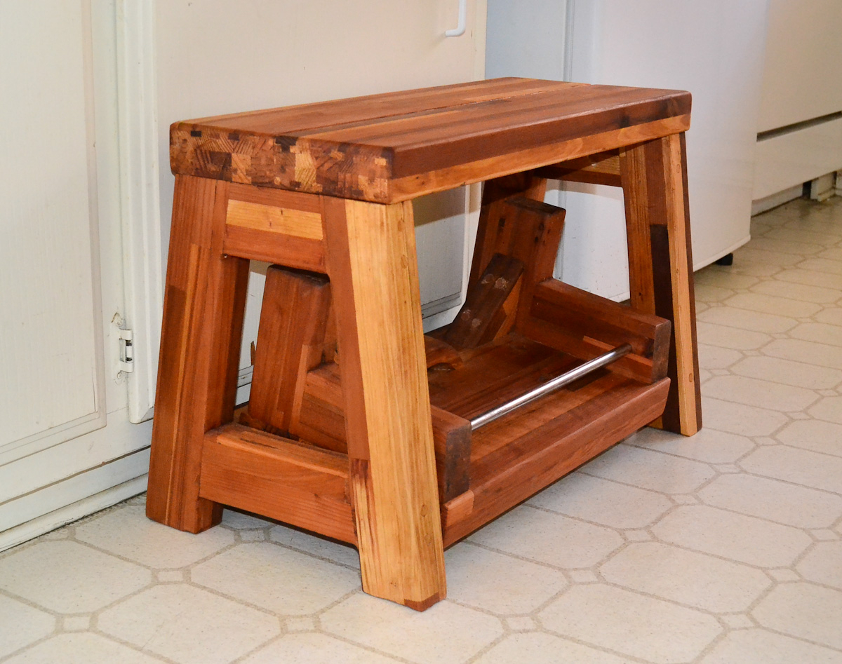 Step stool for kitchen