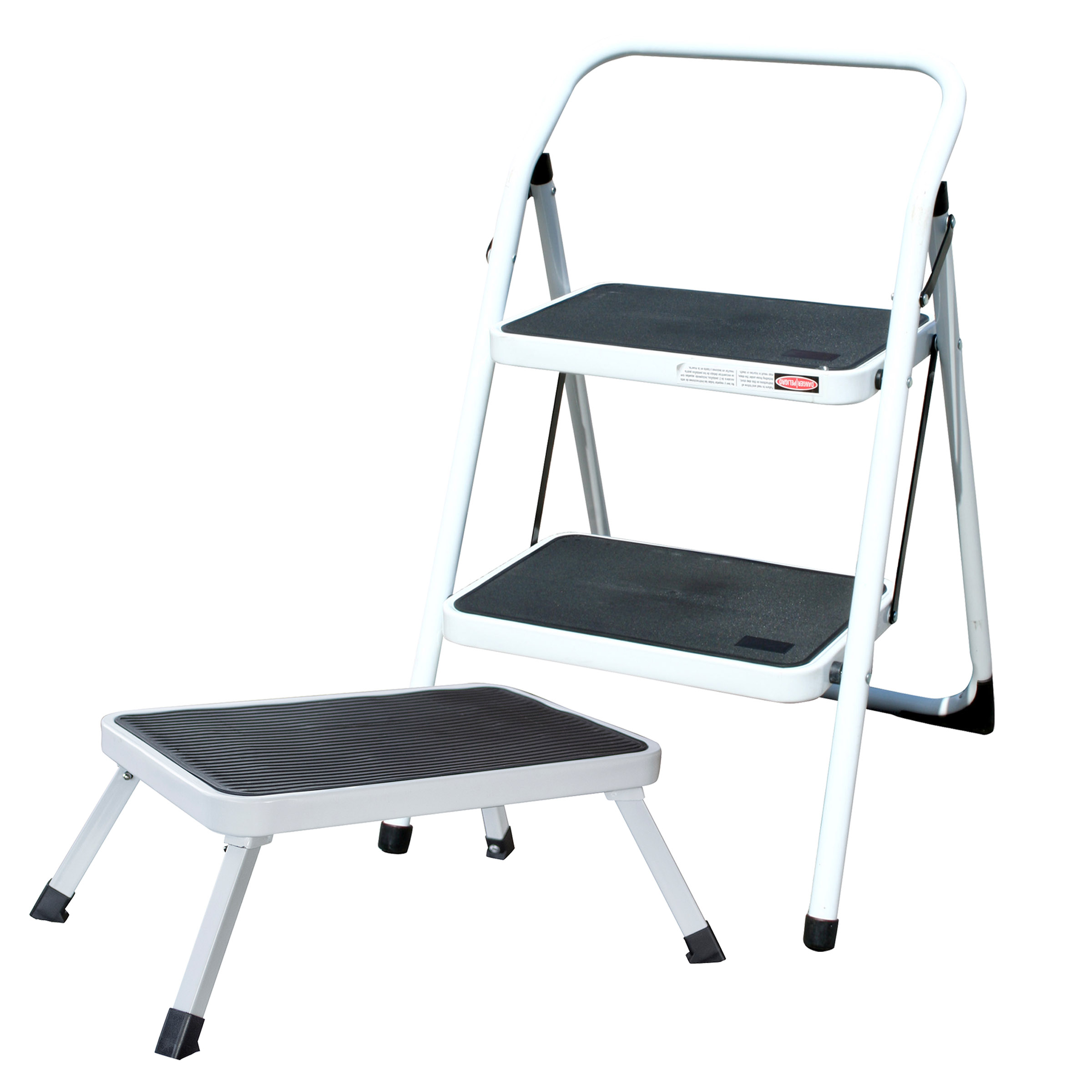 AmeriHome 2-Step Steel Step Stool with 300 lb. Load Capacity