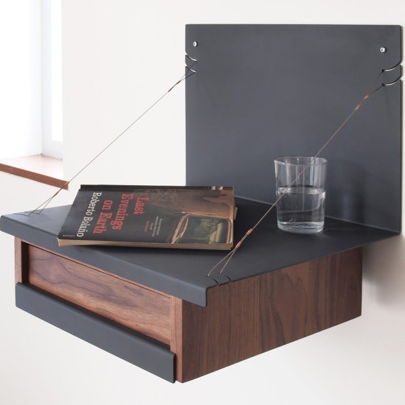 Floating Shelf With Drawers - Foter