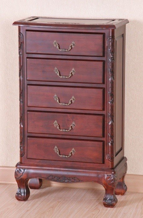 Windsor Hand Carved Jewelry Chest