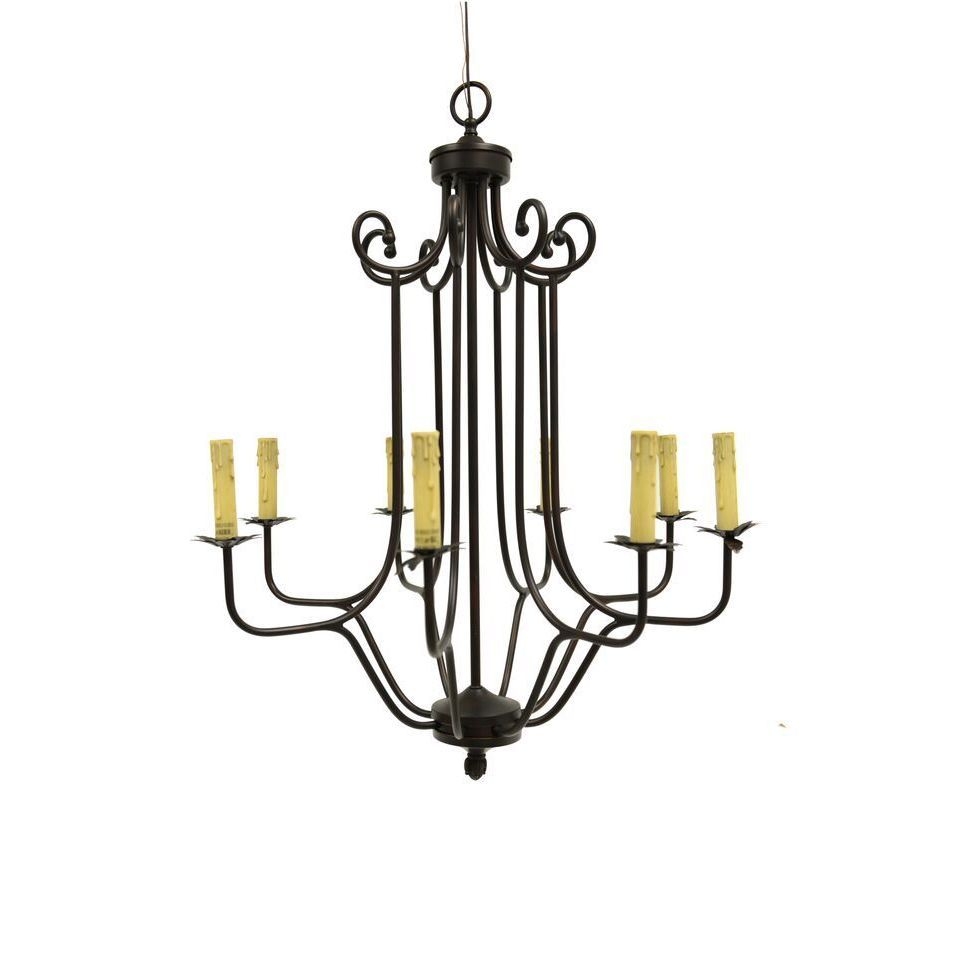 8 Light Candle Chandelier