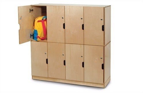 8-Section Backpack Storage Lockers