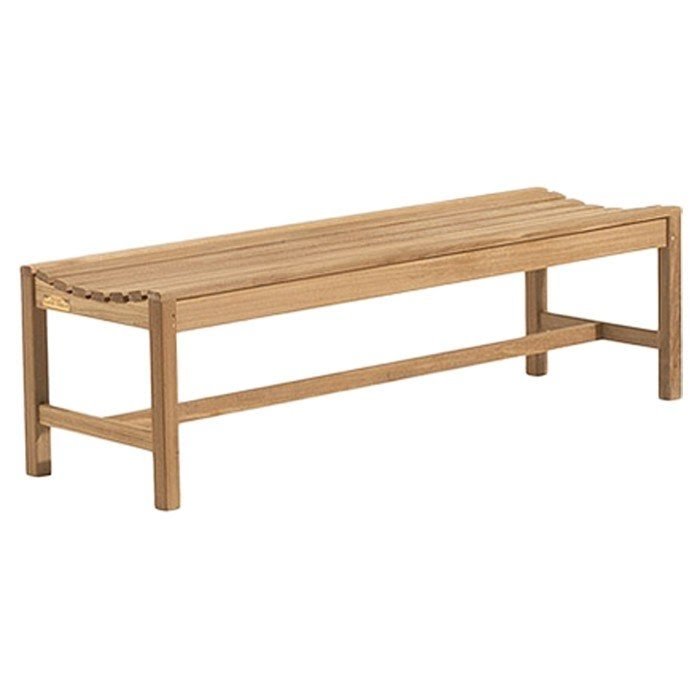 Backless Wood Picnic Bench