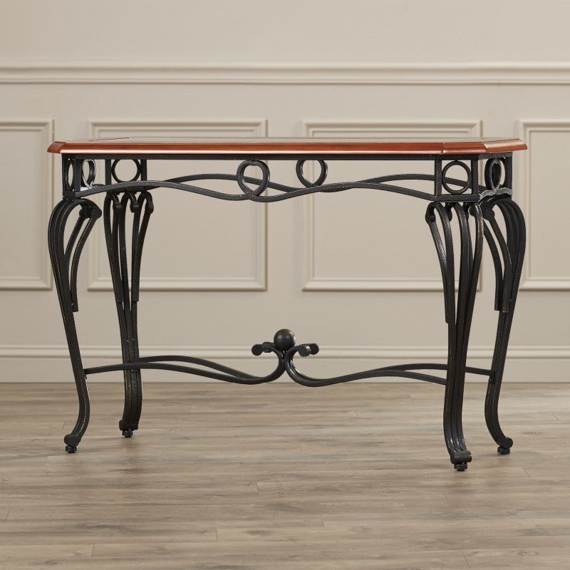 Iron console on sale table legs