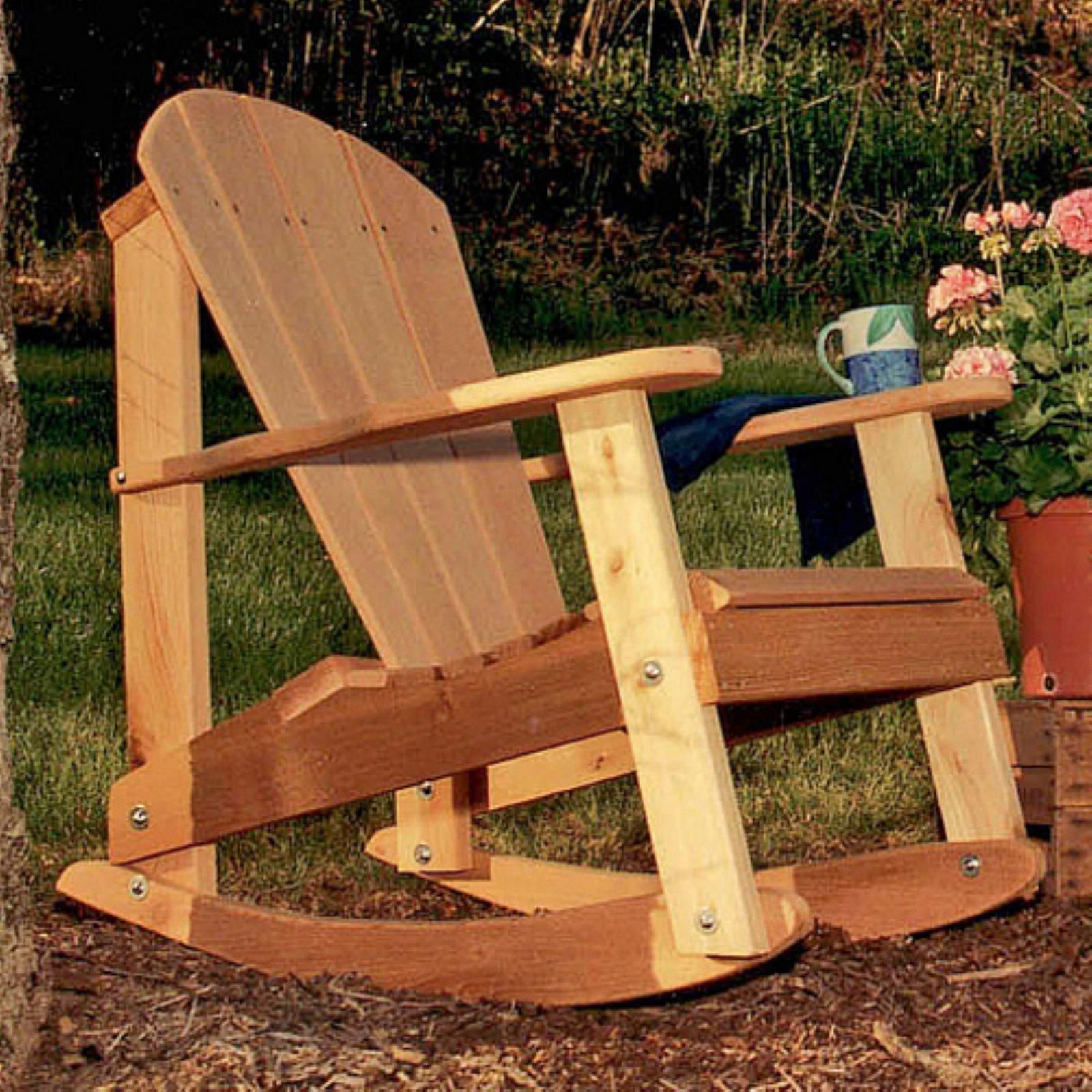 Cedar Furniture and Accessories Adirondack Rocking Chair