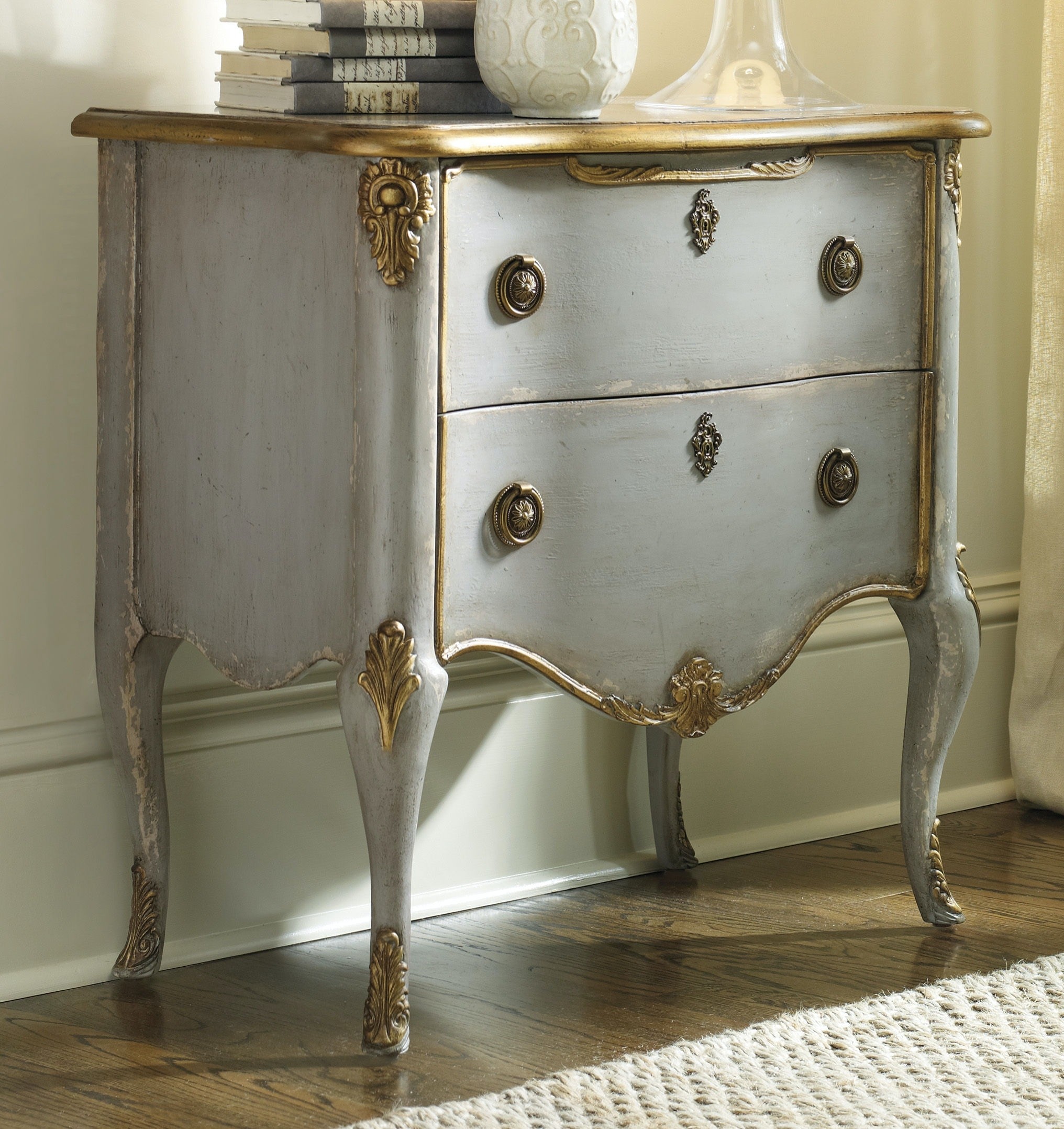 French 2 Drawer Chest