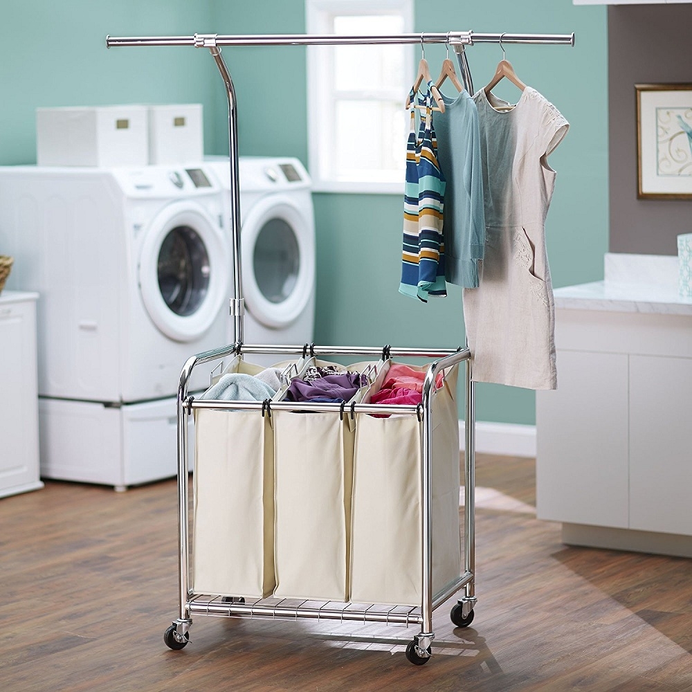 Laundry Center with Clothes Rack