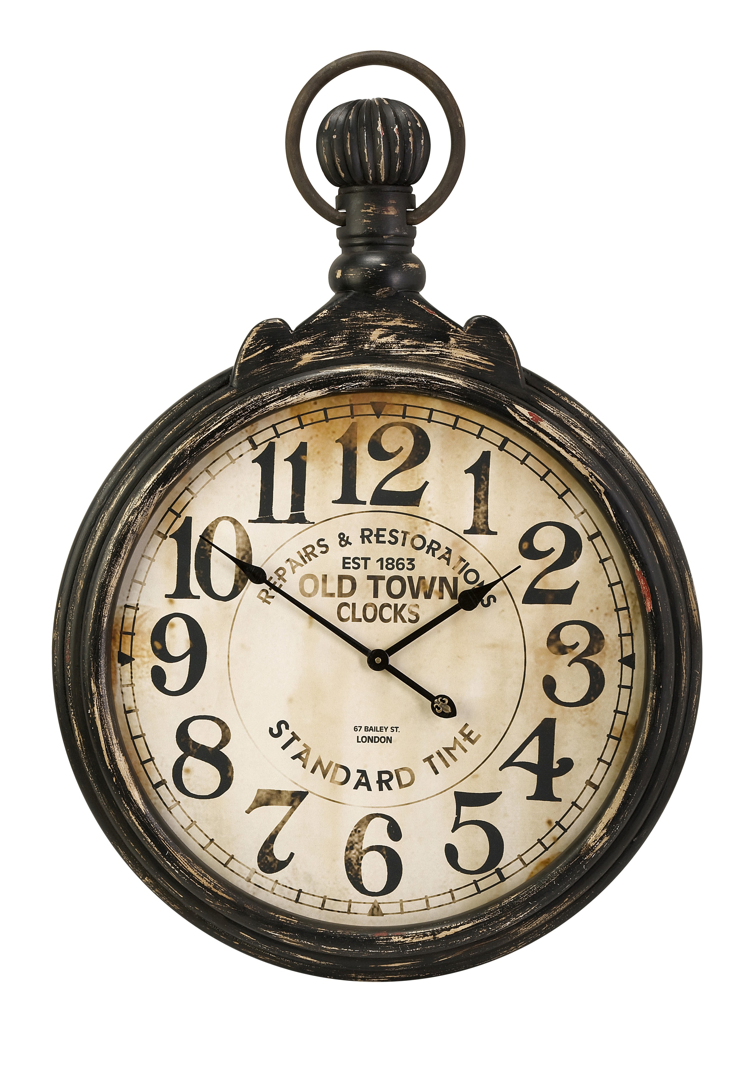Oversized 27.5" Churchill Pocket Watch Wall Clock