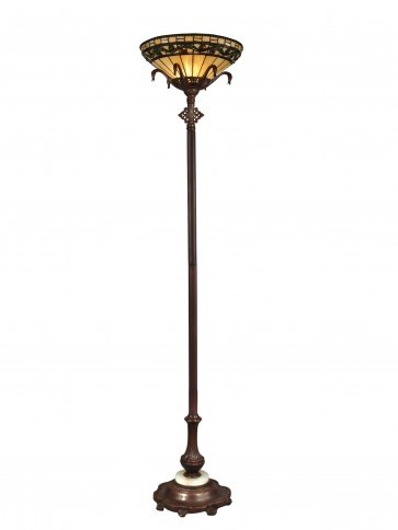 Polaris Tiffany Torchiere Floor Lamp