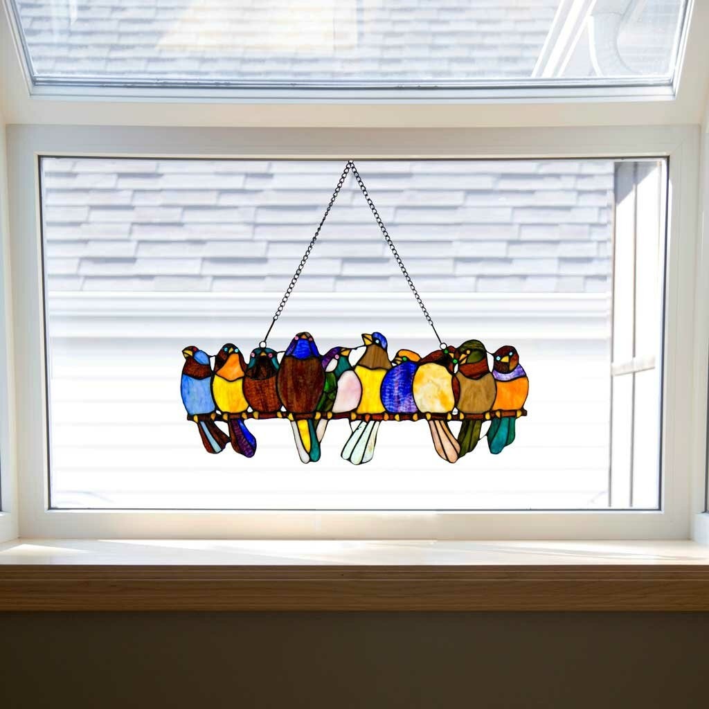 How to hang stained glass panels in window – Glass Art Stories