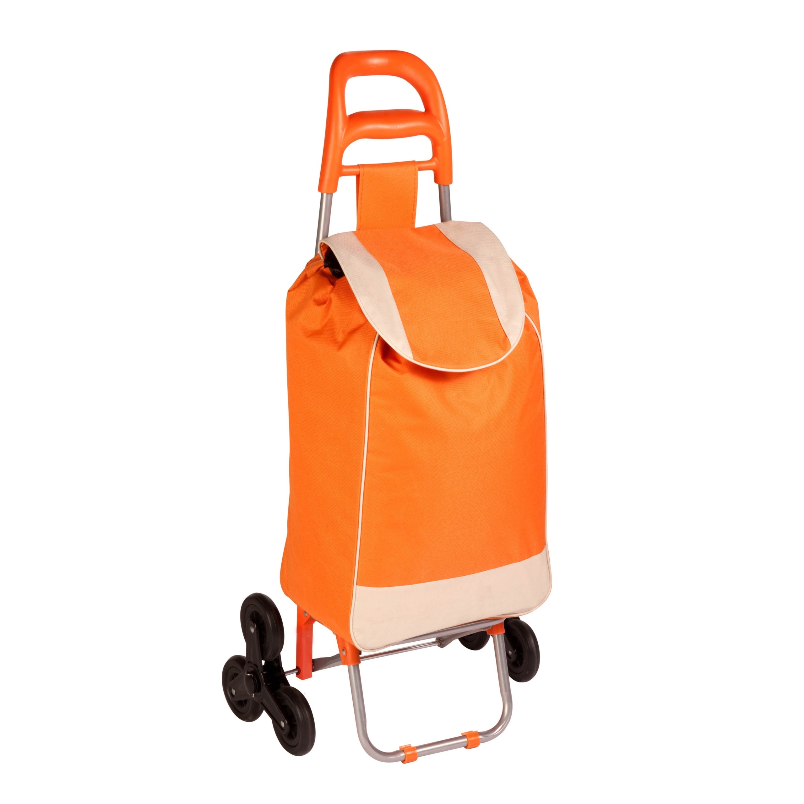 Rolling Knapsack Bag Cart with Tri-Wheel