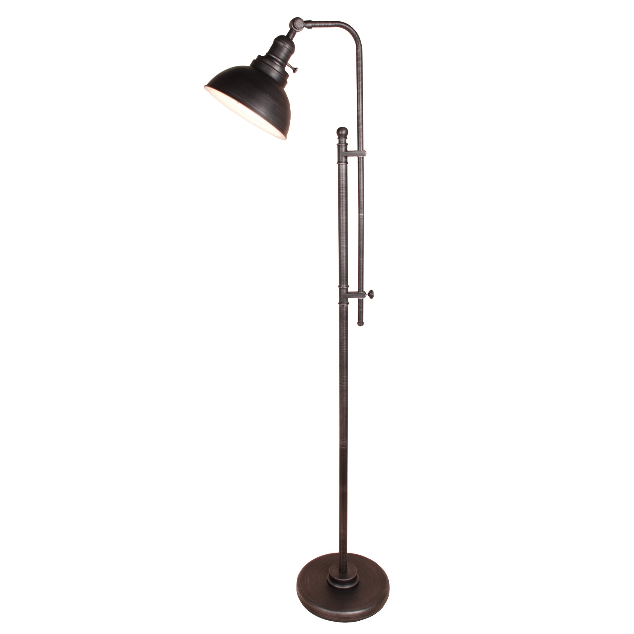 Rustic Adjustable Height Floor Lamp