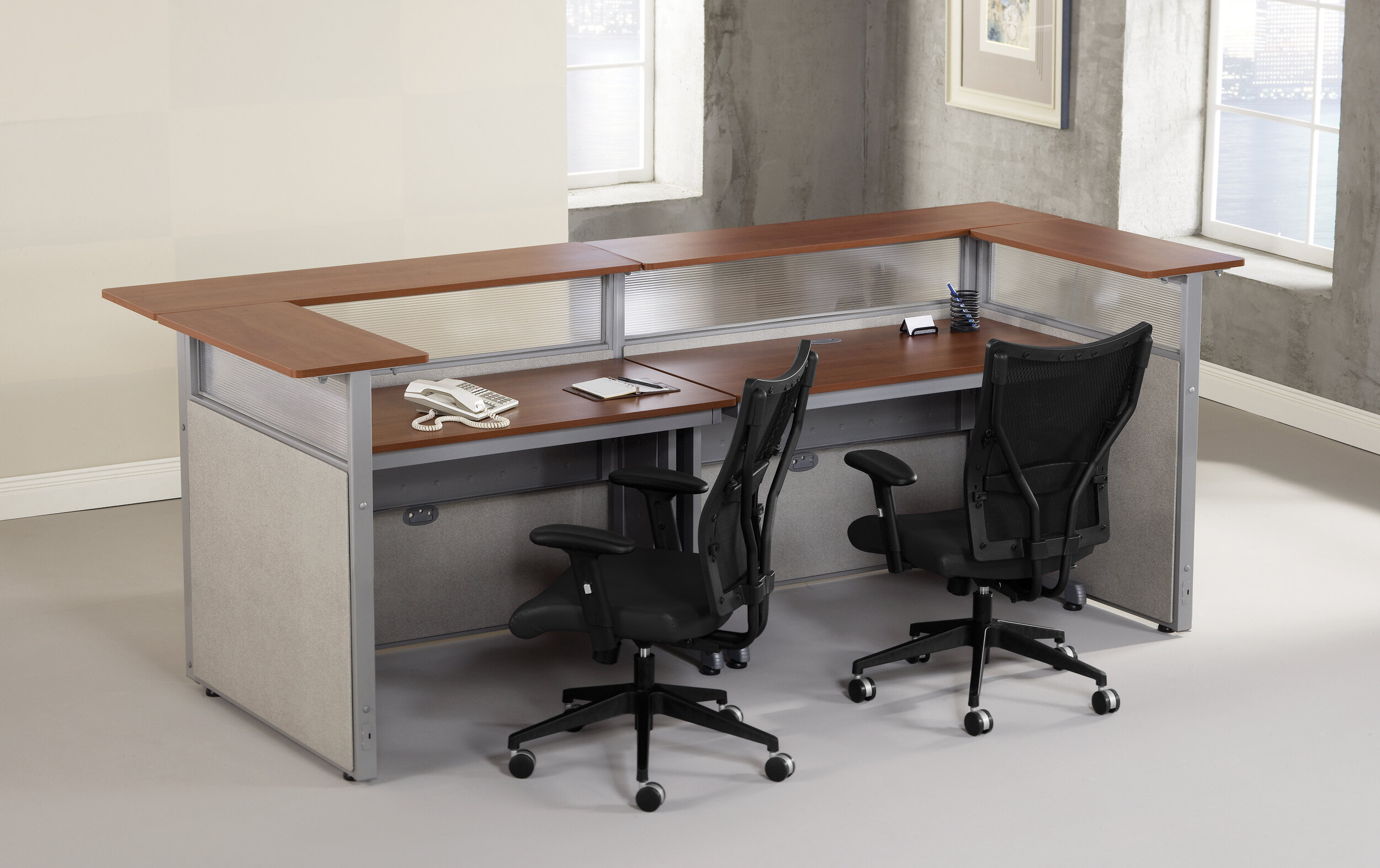 Standard Rectangular Reception Desk