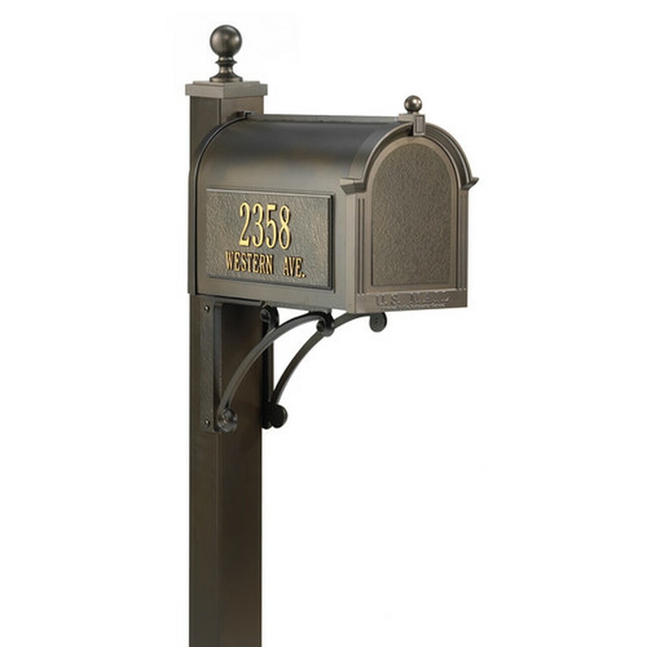 Streetside Deluxe Mailbox Package