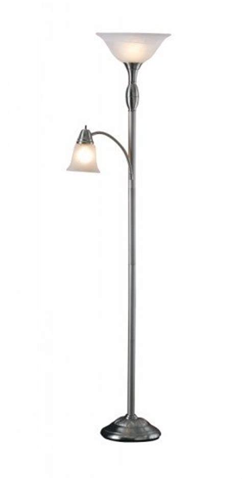 Torchiere 71" Floor Lamp with Side Reading Lamp