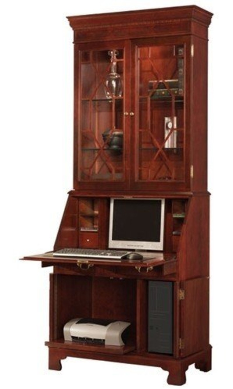 Cherry Secretary Desk With Hutch Ideas On Foter