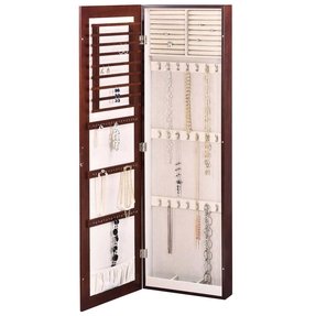 wall mounted jewelry cabinet with mirror - ideas on foter