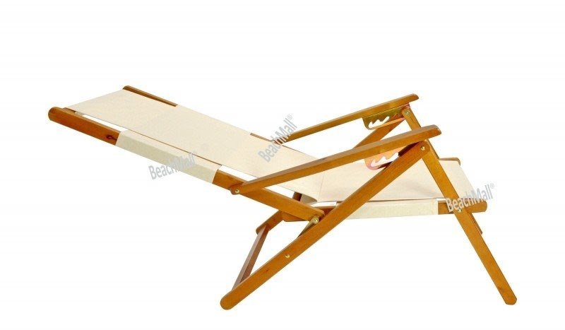 Wood beach chairs reclining folding lawn chair 1