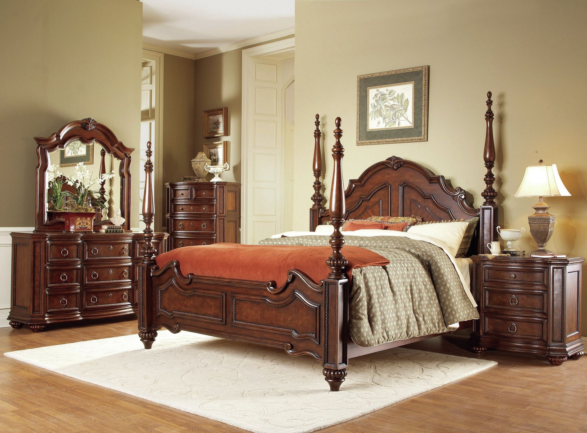 1390 Series Four Poster Bed