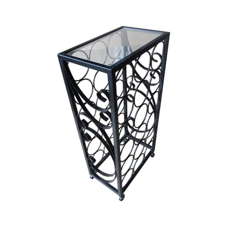 18 Bottle Free Standing Outdoor Wine Rack