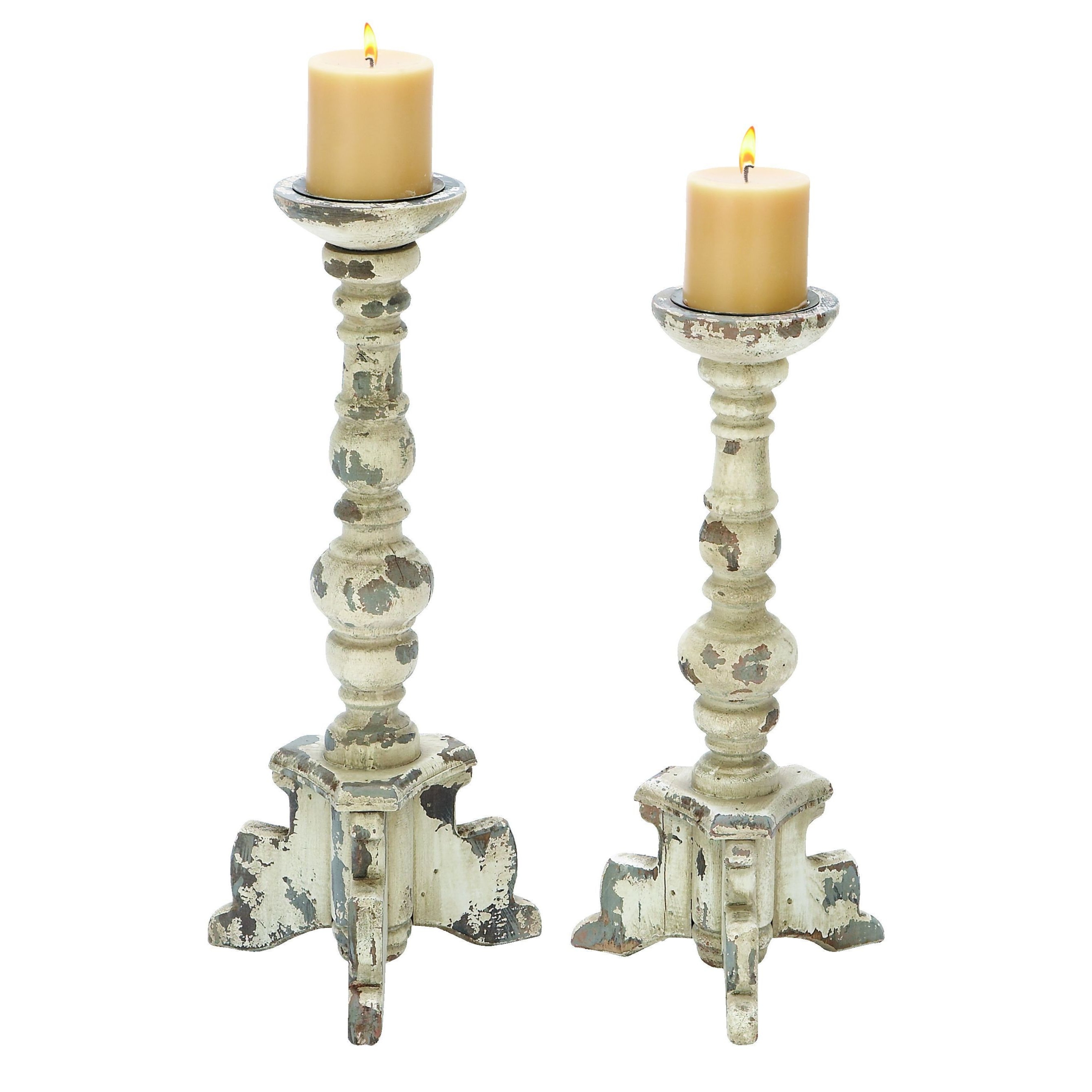 White Wooden Candle Holders Ideas on Foter