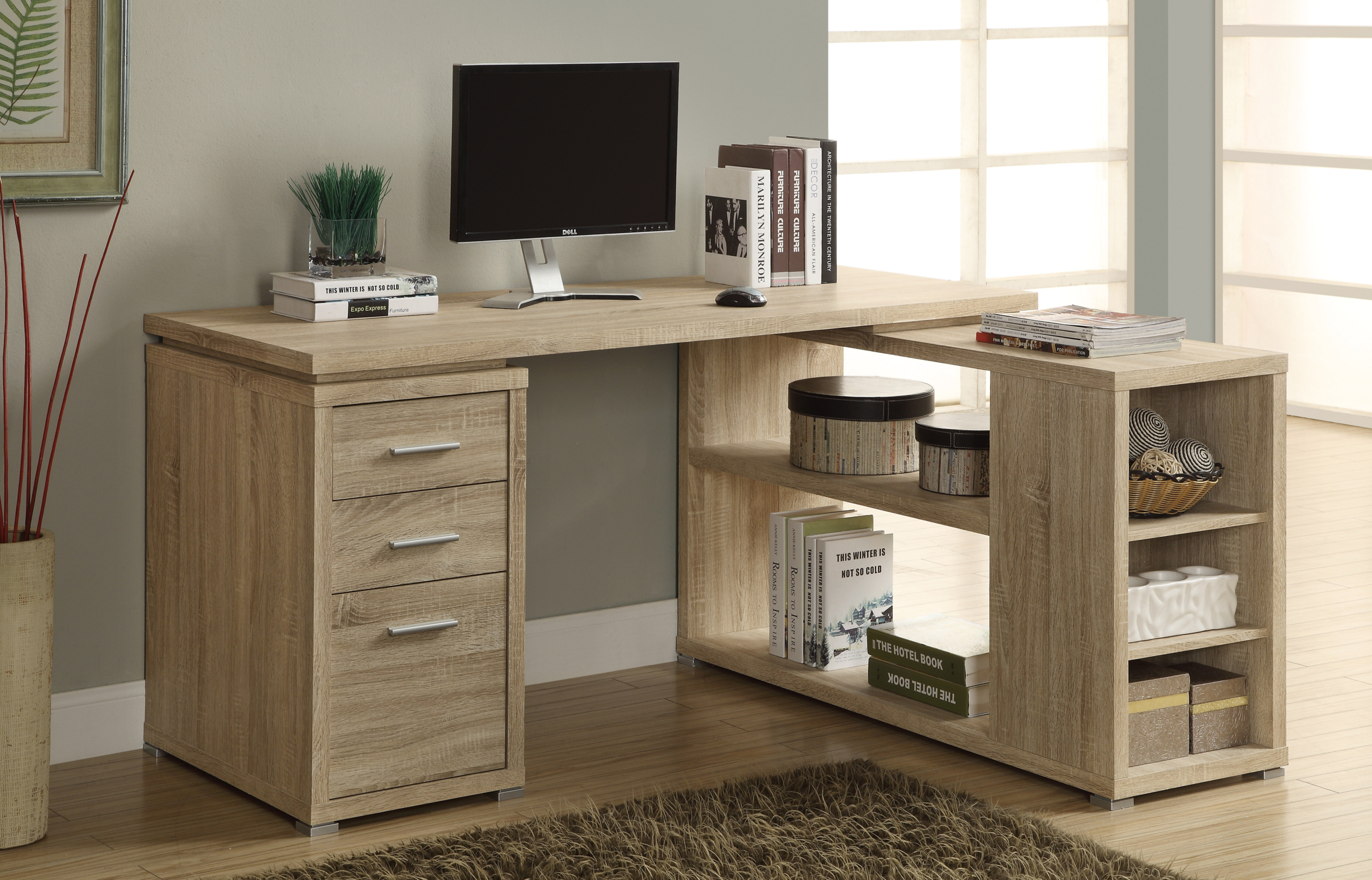 l shaped desktop desk