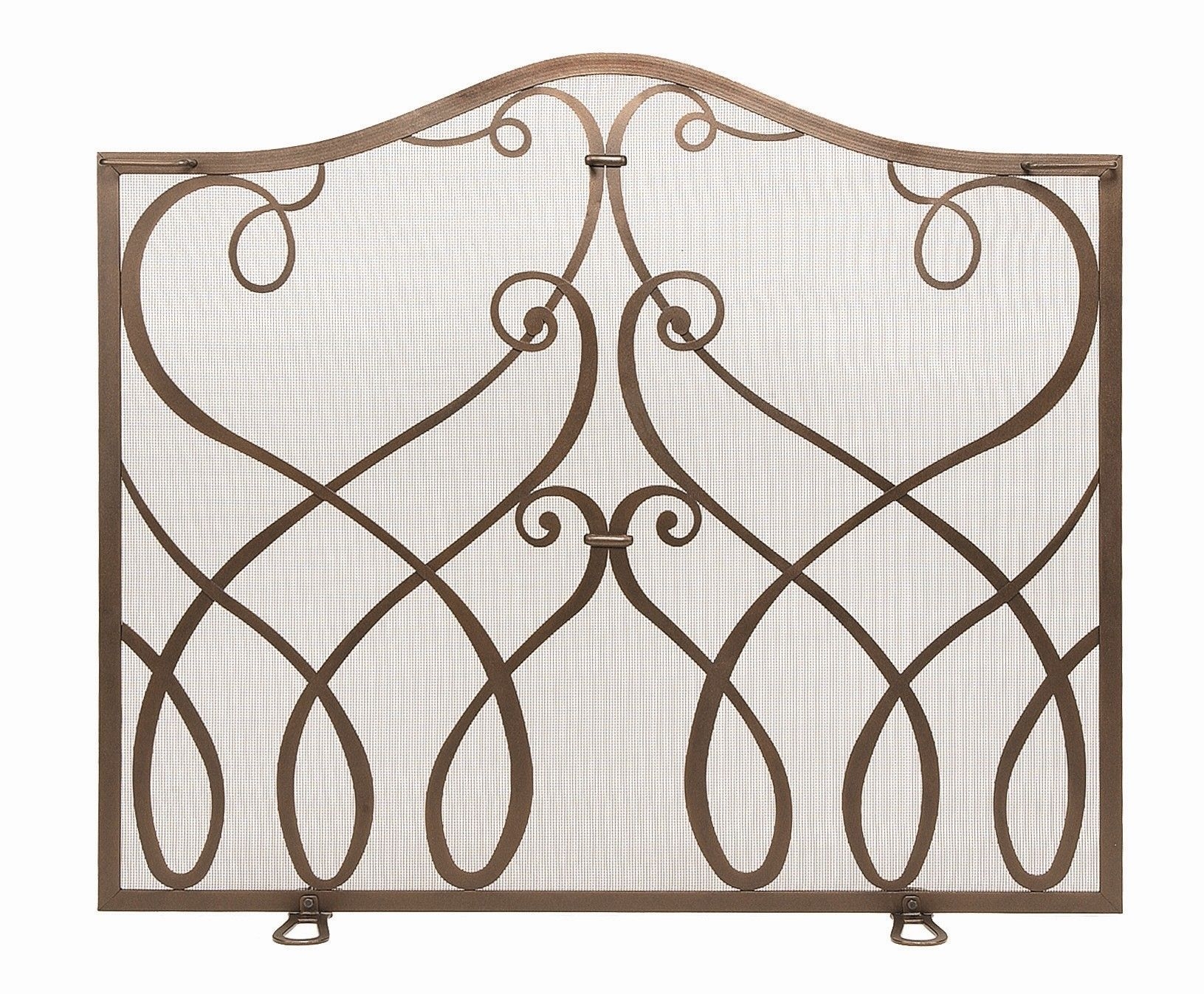 Cypher Wrought Iron Fireplace Screen