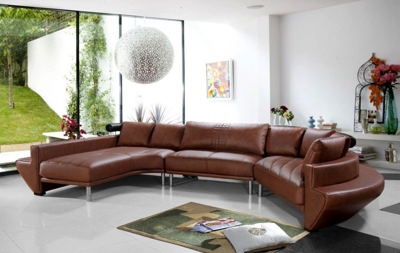 Curved Leather Sectional Sofa Ideas On Foter