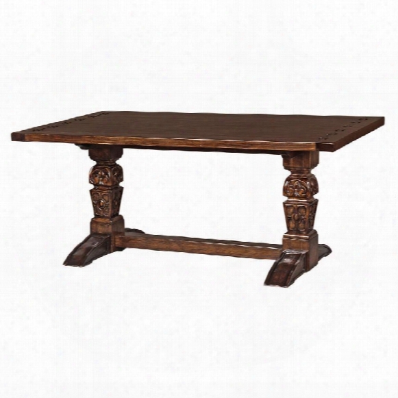 English Gothic Refectory High Dining Table
