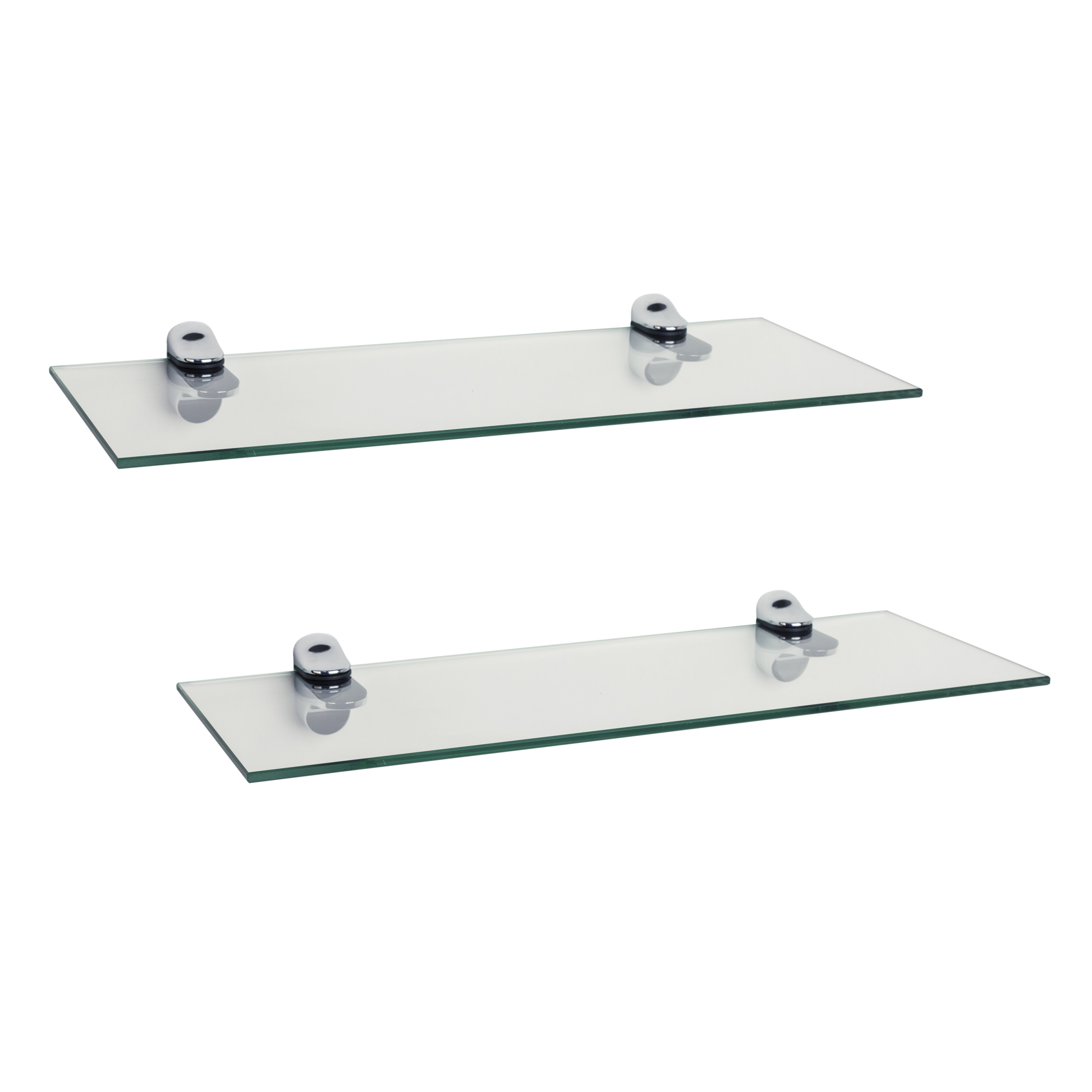 glass floating shelf