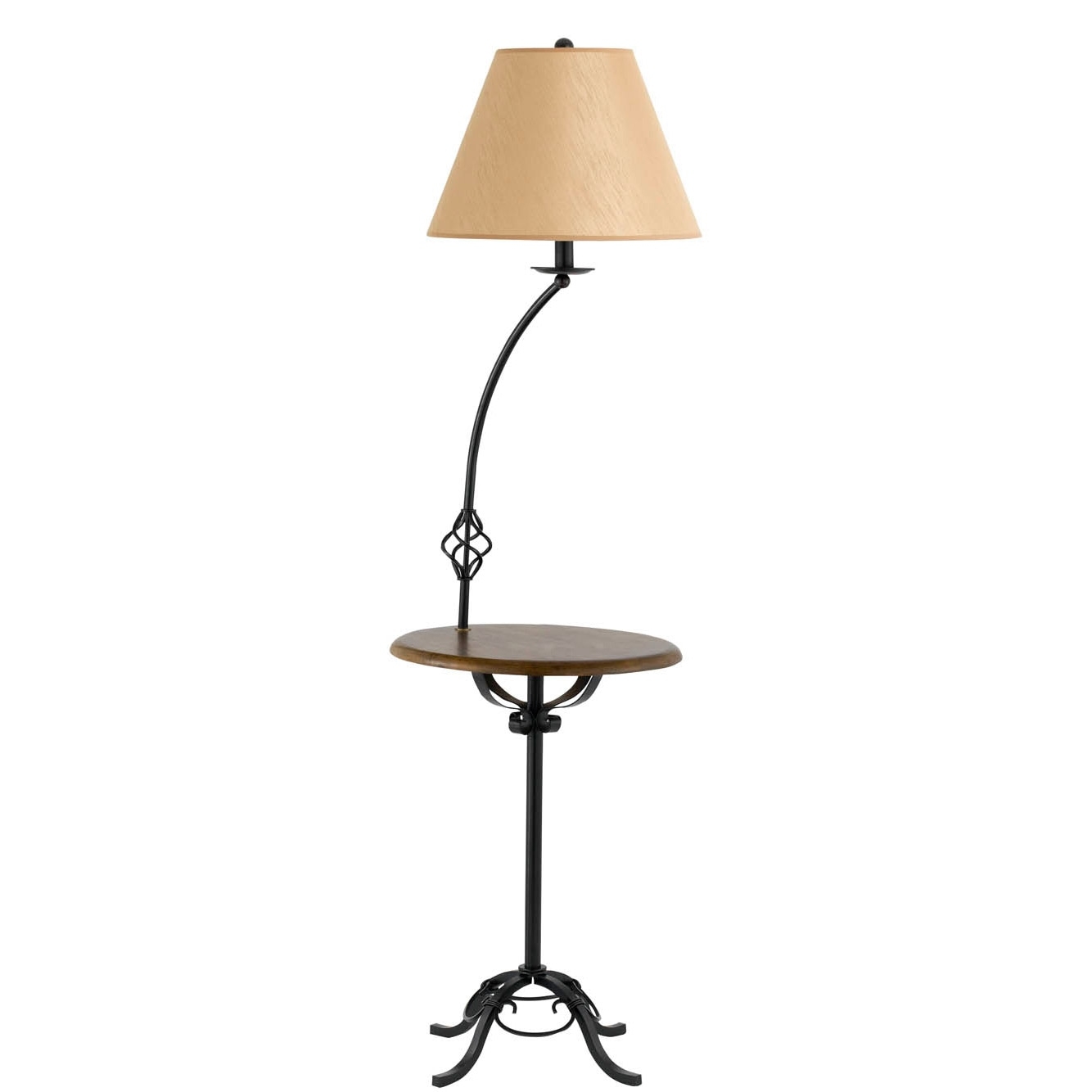 Floor Lamp with Tray Table