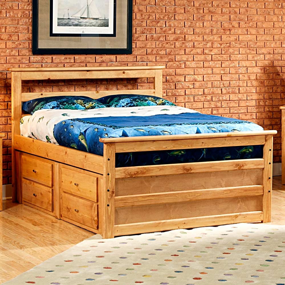 Full Slat Bed with Storage