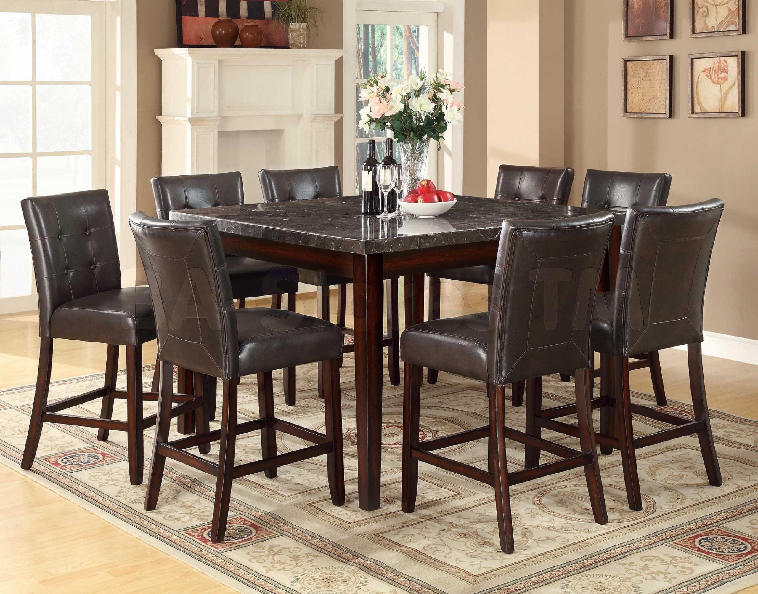 Counter Height Dining Set for 8 - Foter