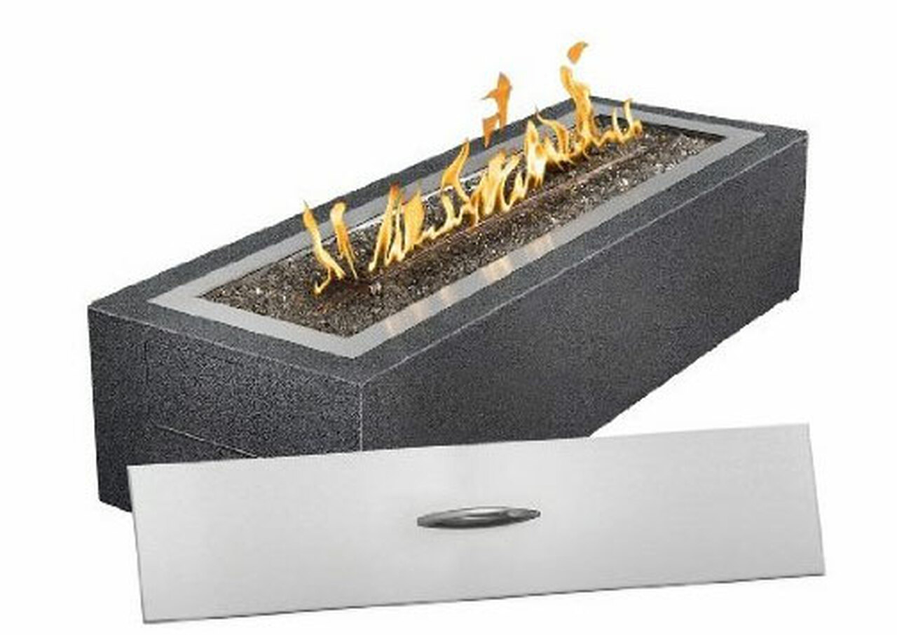 Linear Patio Flame Fireplace