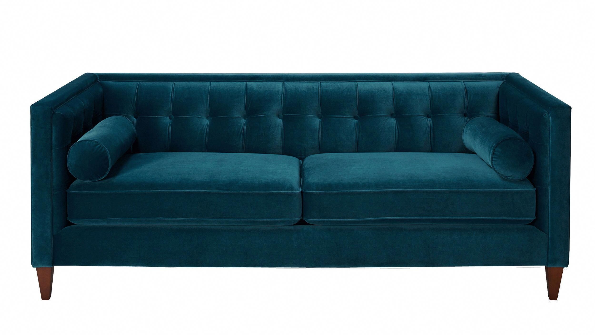 Milano Tufted Sofa in Teal