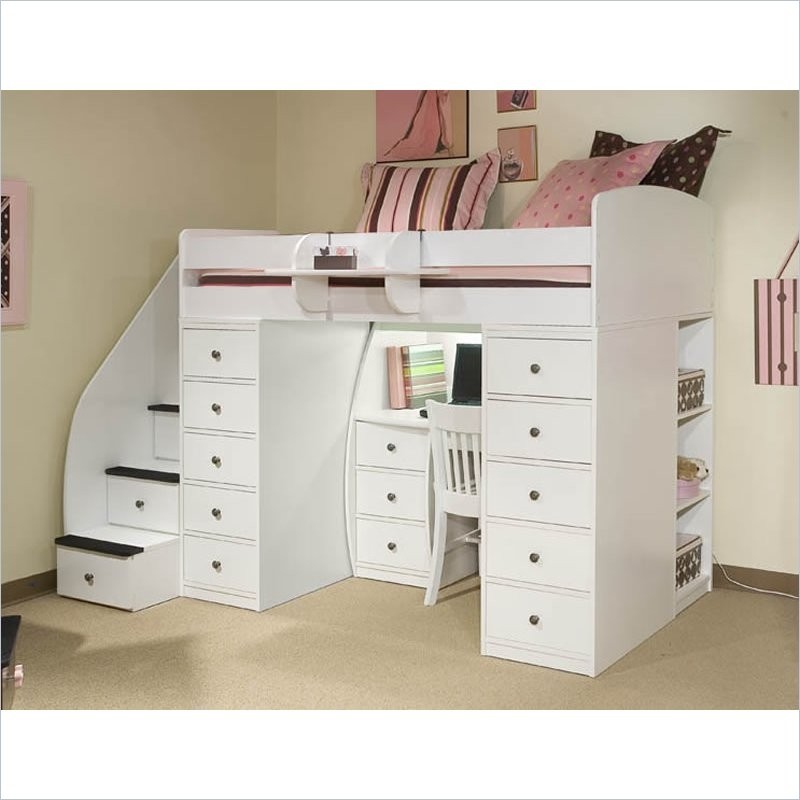 bunk beds with lots of storage