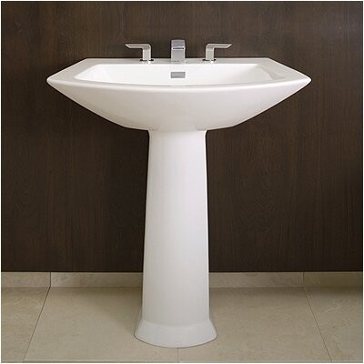 Soiree Pedestal Bathroom Sink Set