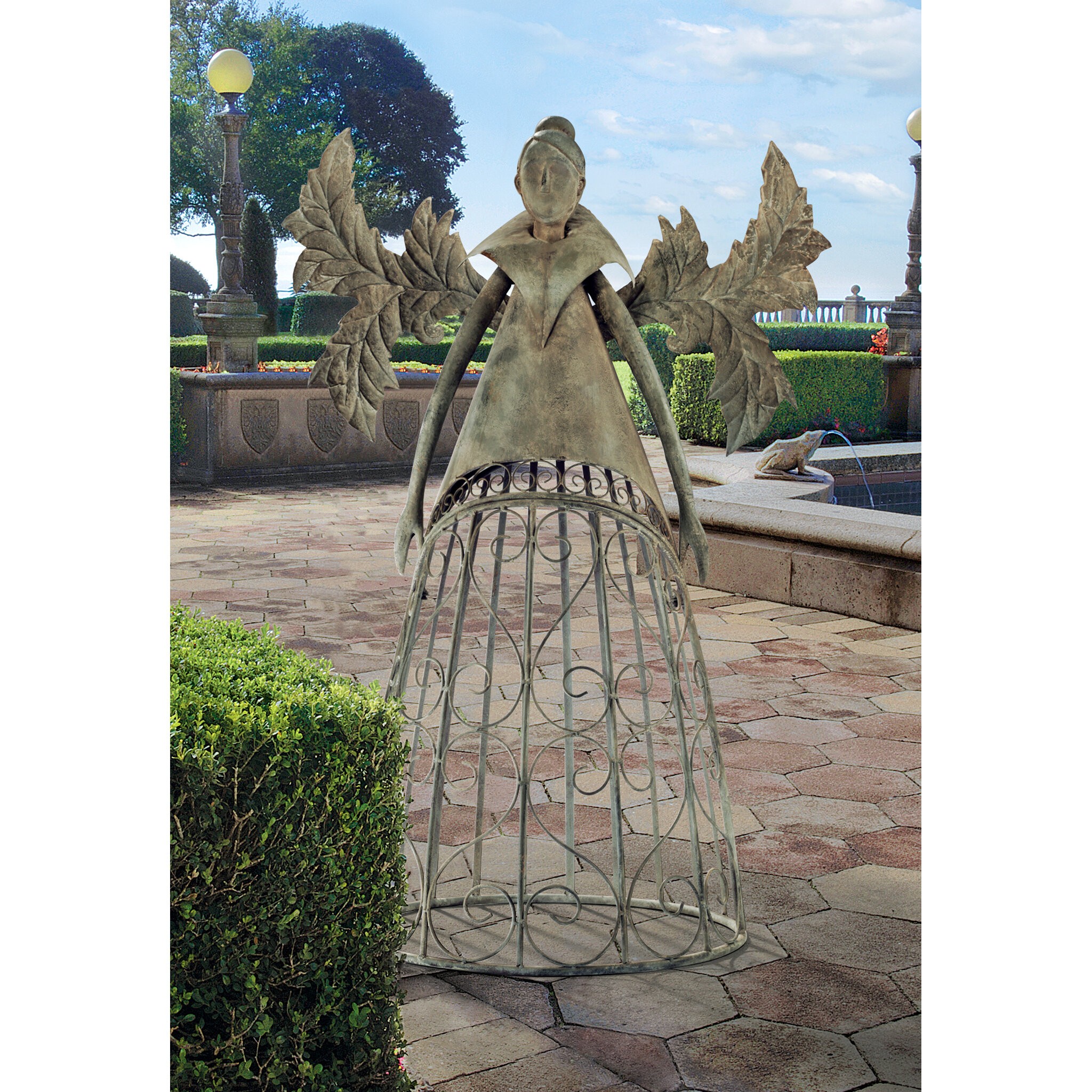 Tempest the Metal Garden Trellis Fairy