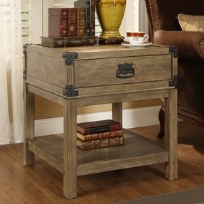 Storage Trunk End Table - Foter