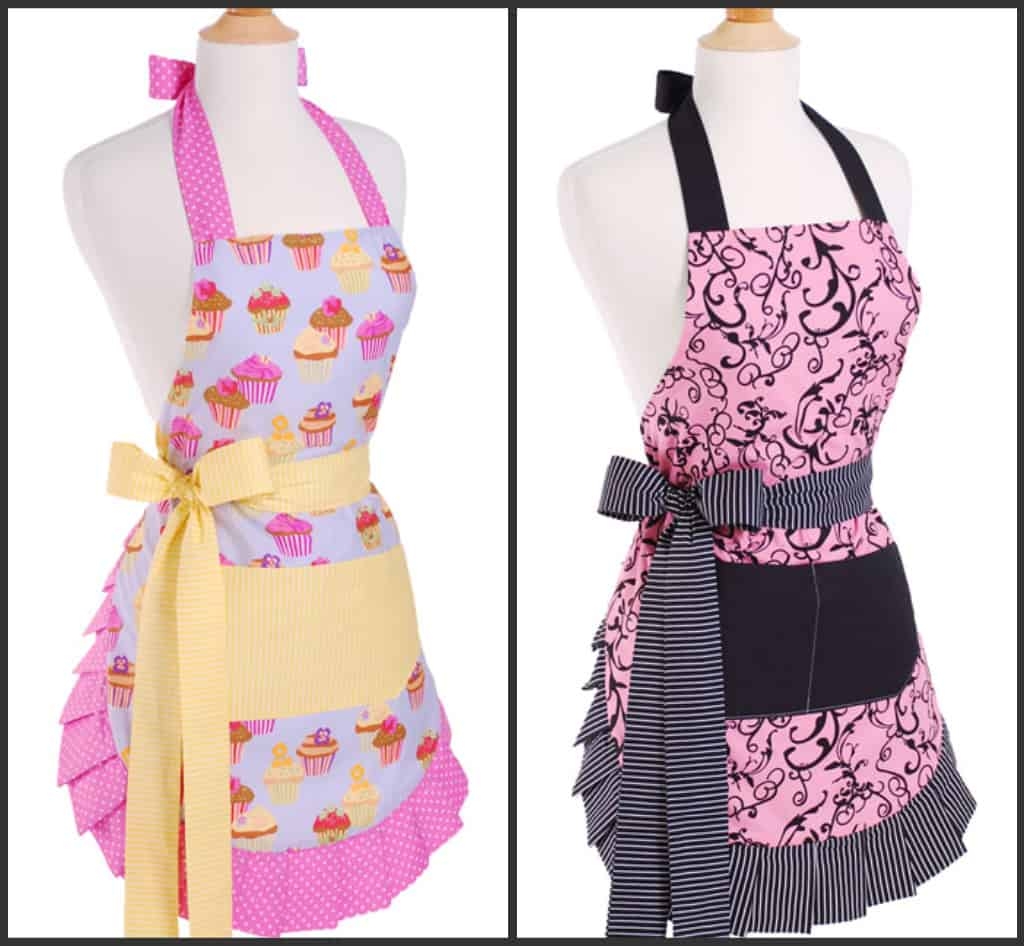 Women's Apron in Chic Pink