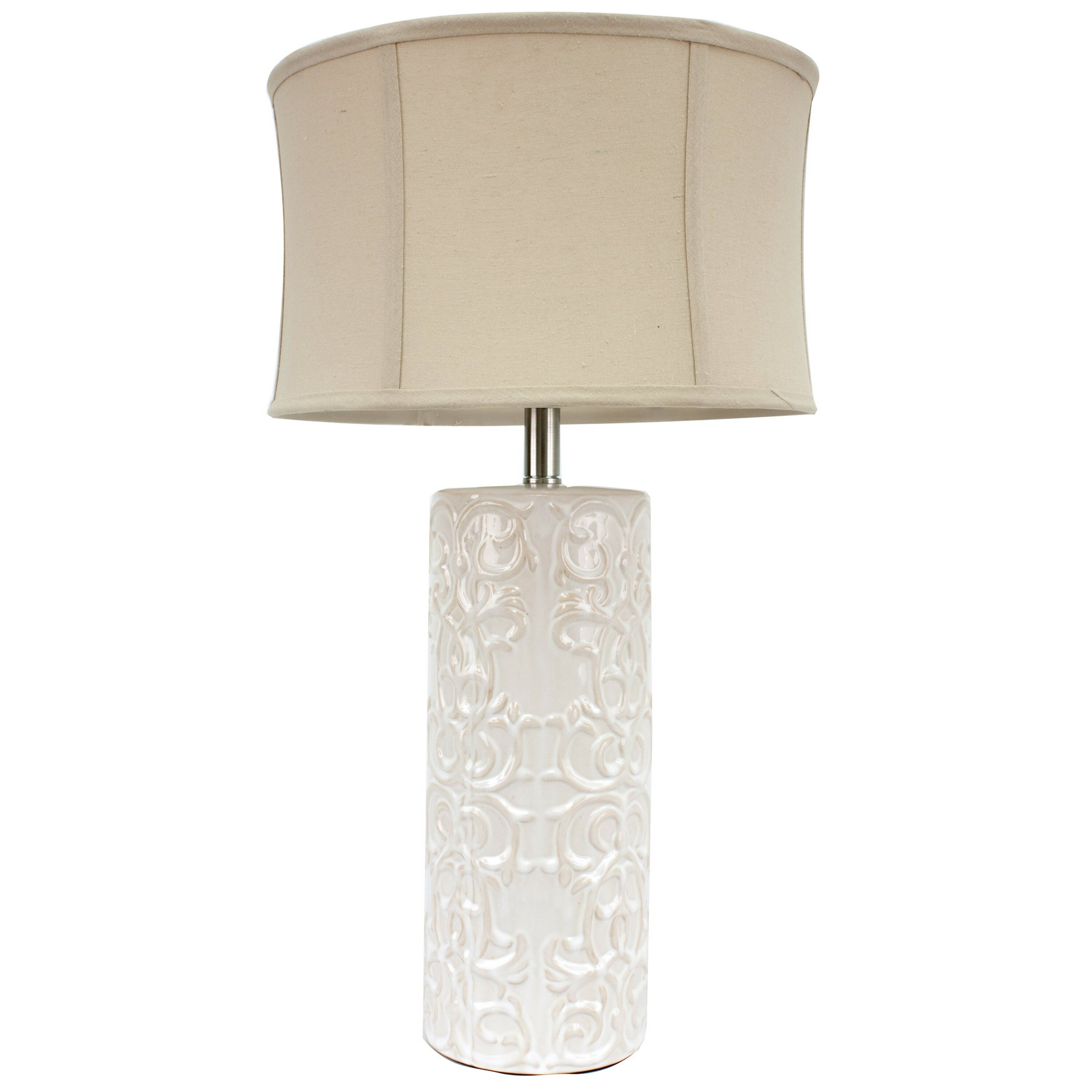 26" H Table Lamp with Drum Shade