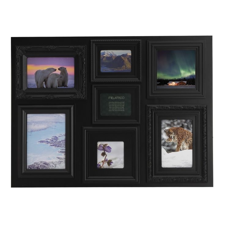 7 Opening Multiple Profile Collage Picture Frame