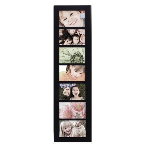 7 Opening Wood Photo Collage Wall Hanging Picture Frame