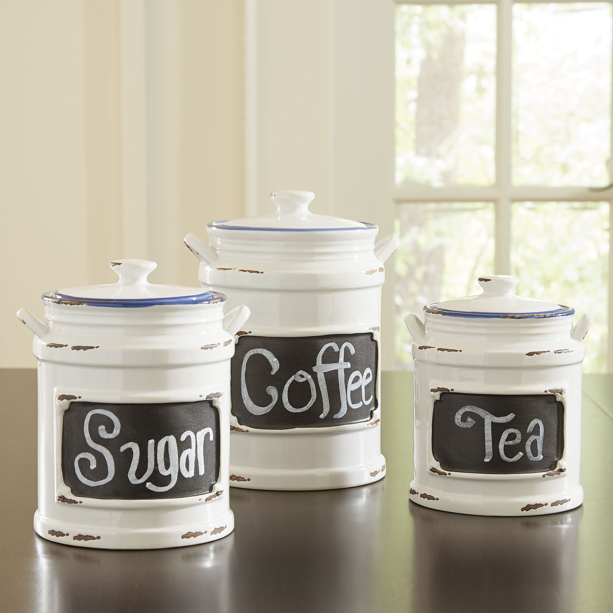 Sugar and Flour Canisters 2 Pack 