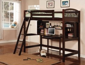 Bunk Bed With Desk Under Ideas On Foter