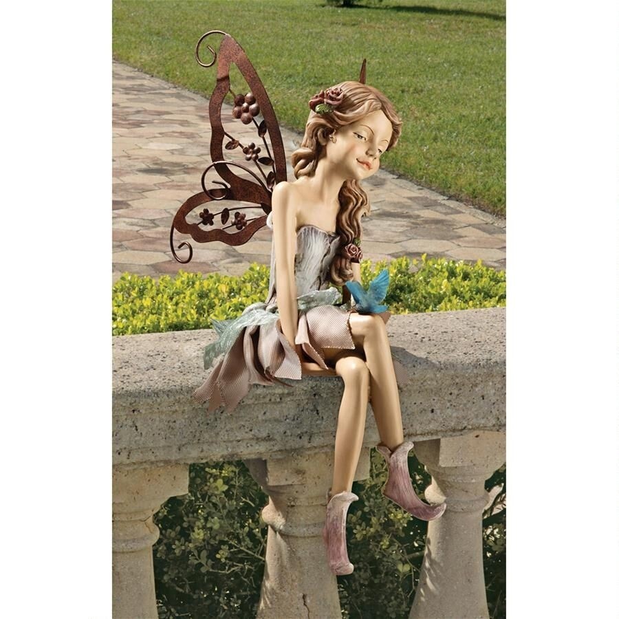 Fannie, the Fairy Sitting Statue