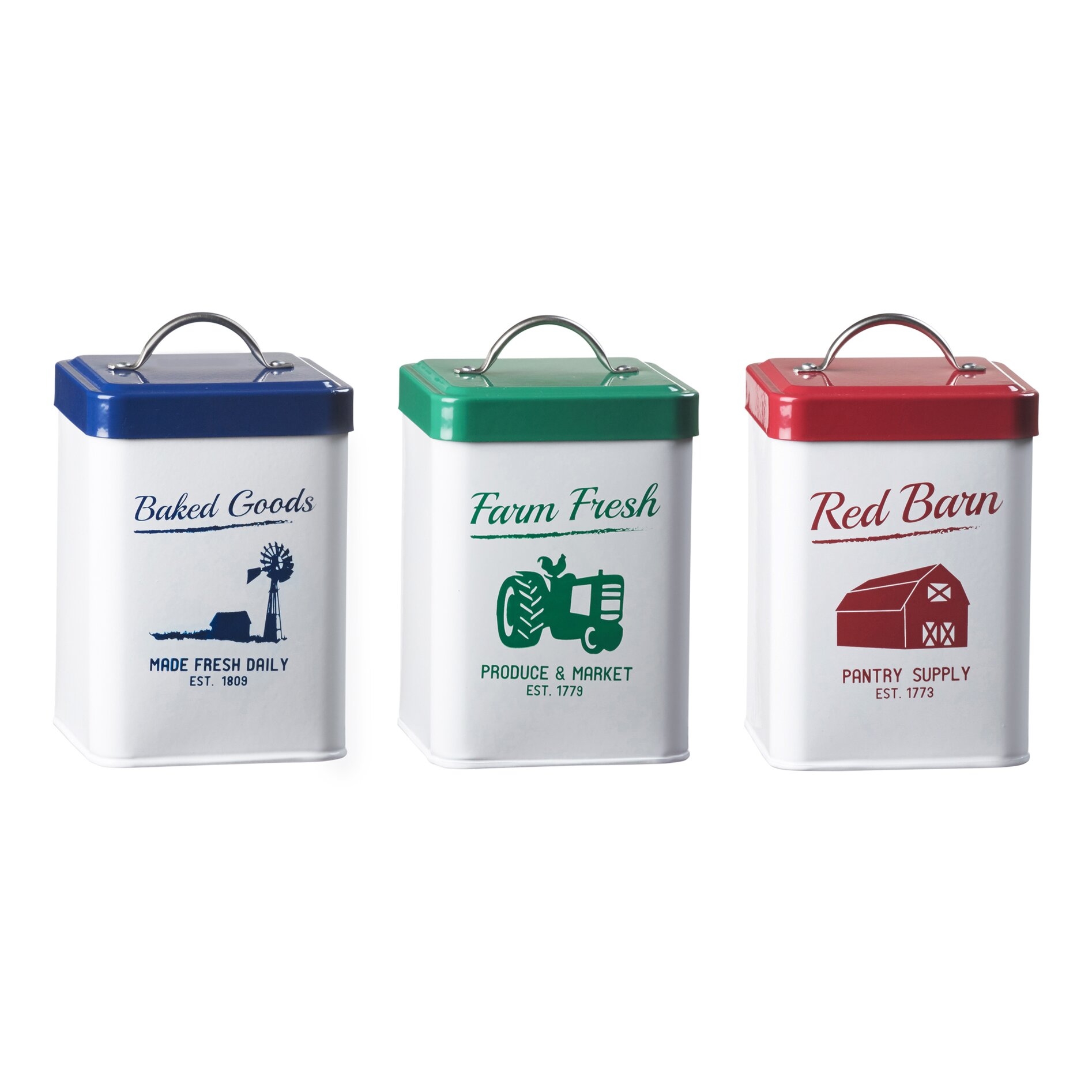 Farmhouse Canisters (Set of 3)