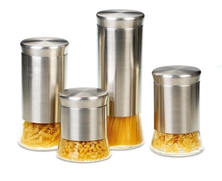 Flairs 4 Piece Storage Canister Set